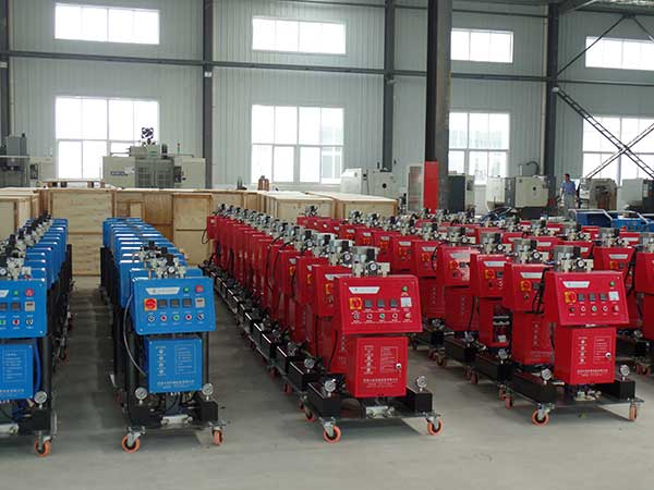 公司簡(jiǎn)介(圖3) 系列聚氨酯噴涂機(jī)倉庫實(shí)拍