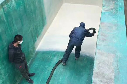 水池防水堵漏涂料 噴涂型聚脲(圖3) 水池防水堵漏涂料